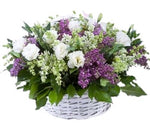 Lilac with Lisianthus Basket