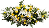 Lily and Roses Casket Cover - Flowers Box London