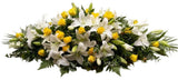 Lily and Roses Casket Cover - Flowers Box London