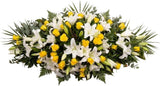 Lily and Roses Casket Cover - Flowers Box London
