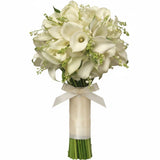 Lily of the Valley with Calla Lily Bouquet - Flowers Box London
