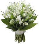 Lily of Valley with Green Bell Bridal Bouquet - Flowers Box London