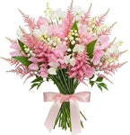 Lily of Valley with Sweet Pea and Astilbe Bouquet