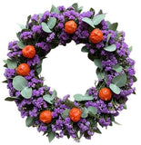 Limonium and Physalis Door Wreath - Flowers Box London
