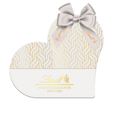 Lindt Heart Box with Milk Lindor Chocolate Hearts - Flowers Box London