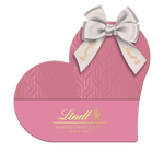 Lindt Heart Box with Milk Lindor Chocolate Hearts - Flowers Box London