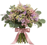 Lisianthus and Daisy Tanacetum Bouquet - Flowers Box London