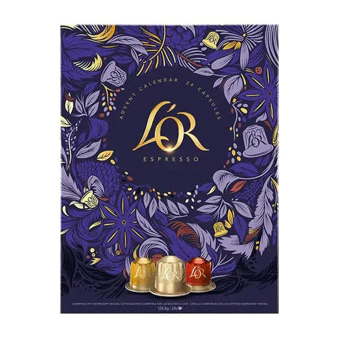 L'OR Espresso Capsules Coffee Advent Calendar - Flowers Box London