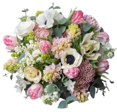 Lovely Pastel Bouquet of Fragrant Blooms