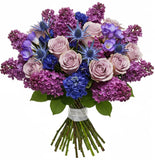 Lush and Lavender Bouquet - Flowers Box London