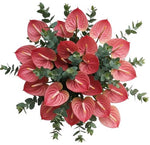 Luxury Anthurium with Eucalyptus Bouquet