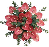 Luxury Anthurium with Eucalyptus Bouquet
