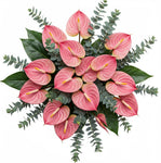 Luxury Anthurium with Eucalyptus Bouquet