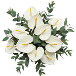 Luxury Anthurium with Eucalyptus Bouquet - Flowers Box London
