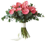 Luxury Anthurium with Eucalyptus Bouquet