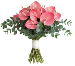 Luxury Anthurium with Eucalyptus Bouquet