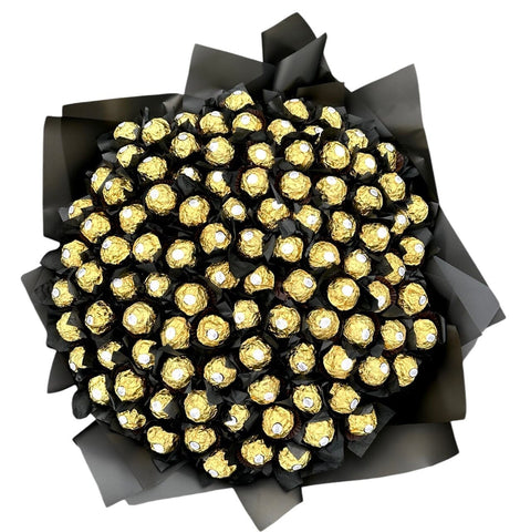 Luxury Black and Gold Chocolate Bouquet