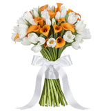 Luxury Bouquet of Calla Lily and Tulips - Flowers Box London