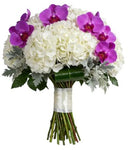 Luxury Bouquet of Hydrangea and Phalaenopsis Orchids