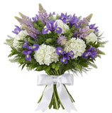 Luxury Bouquet of Hydrangea with Iris and Lupinus - Flowers Box London