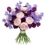 Luxury Bouquet of Peonies and Sweet Pea - Flowers Box London