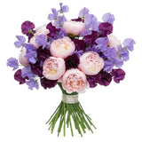 Luxury Bouquet of Peonies and Sweet Pea - Flowers Box London
