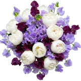 Luxury Bouquet of Peonies and Sweet Pea - Flowers Box London