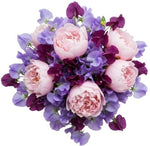 Luxury Bouquet of Peonies and Sweet Pea - Flowers Box London