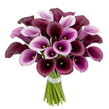 Luxury Bouquet of Purple and Two-Tone Picasso Calla Lily