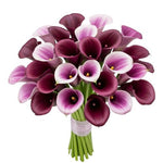 Luxury Bouquet of Purple and Two-Tone Picasso Calla Lily