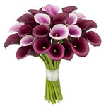 Luxury Bouquet of Purple and Two-Tone Picasso Calla Lily