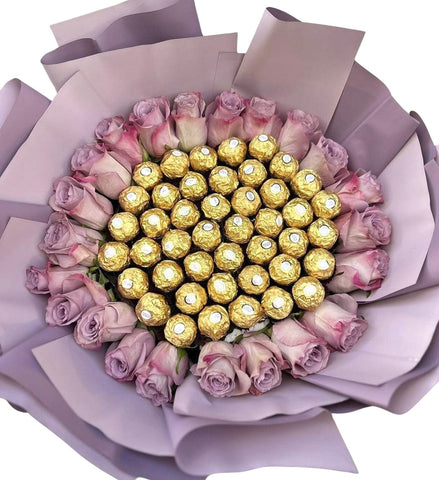 Luxury Chocolate Bouquet with Roses