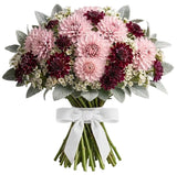 Luxury Dahlia Bouquet with Scabiosa and Wax Flowers Bouquet - Flowers Box London