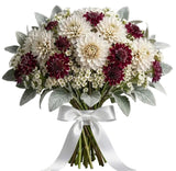 Luxury Dahlia Bouquet with Scabiosa and Wax Flowers Bouquet - Flowers Box London