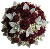Luxury Dahlia Bouquet with Scabiosa and Wax Flowers Bouquet - Flowers Box London