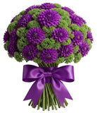 Luxury Dahlia Bouquet with Sedum - Flowers Box London