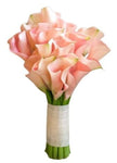 Luxury Light Pink Calla Lily Bridal Bouquet - Flowers Box London