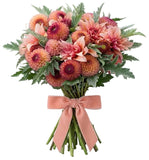 Luxury Orange Dhalia Bouquet - Flowers Box London