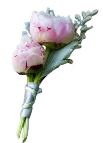 Luxury Peonies Buttonhole - Flowers Box London
