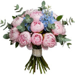 Luxury Peonies with Delphinium Bouquet - Flowers Box London