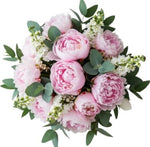 Luxury Peonies with Delphinium Bouquet - Flowers Box London