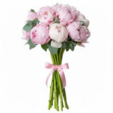 Luxury Peonies with Eucalyptus Bouquet - Flowers Box London