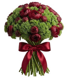 Luxury Peonies with Sedum Bouquet - Flowers Box London