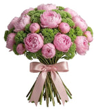 Luxury Peonies with Sedum Bouquet - Flowers Box London