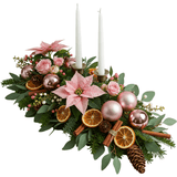 Luxury Pink Poinsettia Centerpiece - Flowers Box London