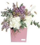 Luxury Purple Lilac and Hydrangea Box