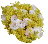 Luxury Ranunculus Bouquet with Mimosa - Flowers Box London