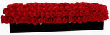 Luxury Roses Garland in Rectangular Box - Flowers Box London