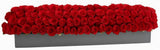 Luxury Roses Garland in Rectangular Box - Flowers Box London