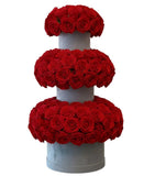 Luxury Roses Tower Arrangement - Flowers Box London